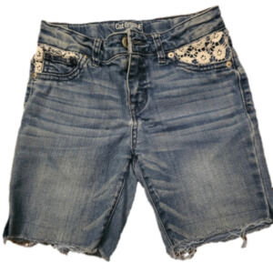6/$20 Cat & Jack Super Skinny Cutoff Denim Shorts Size 10